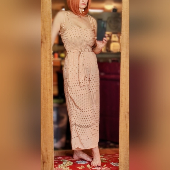 Faithfull The Brand Peach Jumpsuit EUC - Picture 5 of 7